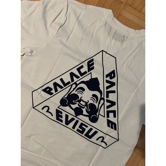 Palace X Evisu White T-Shirt Large - Picture 2 of 7